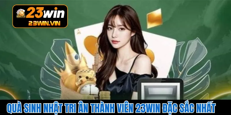 Quà Sinh Nhật Tri Ân Thành Viên 23WIN Đặc Sắc Nhất