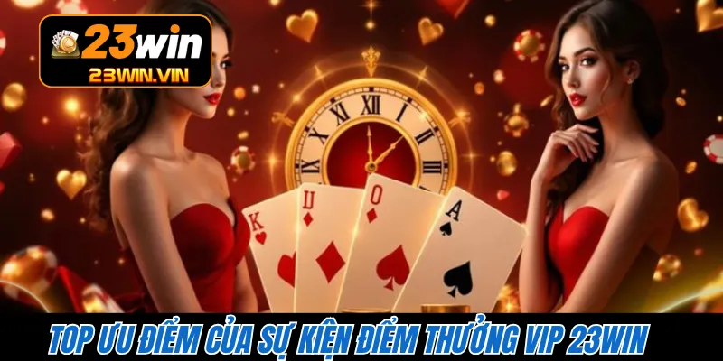 Top ưu điểm của sự kiện điểm thưởng VIP 23WIN