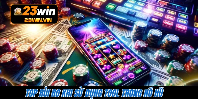 Top rủi ro khi sử dụng tool trong nổ hũ